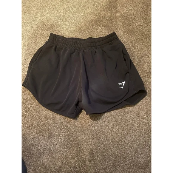 Women's Gymshark Training Sweat Shorts Size L Black - Picture 3 of 6